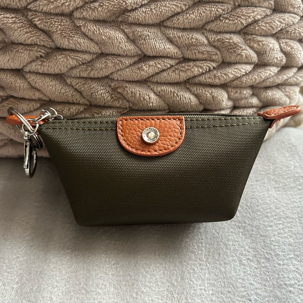 Olive Green and Tan pouch